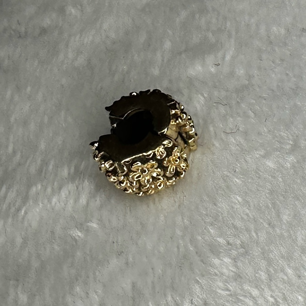 Pandora Gold Floral Charms – Clip – 925 ALE – Authentic - Picture 2 of 5